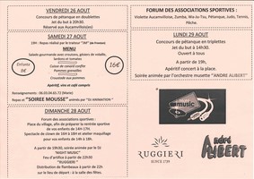 Illustration pour « Fête Locale  organisée par le comité des fêtes »