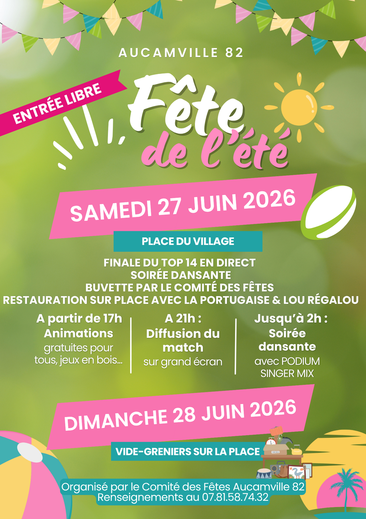 Fête de l'été du 27 et 28 juin 2026
